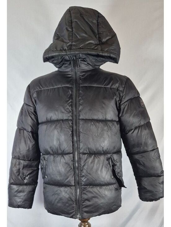 Michael Kors Jackets & Blazers - Michael Kors Black Hooded Puffer Coat, Girls 18/20
